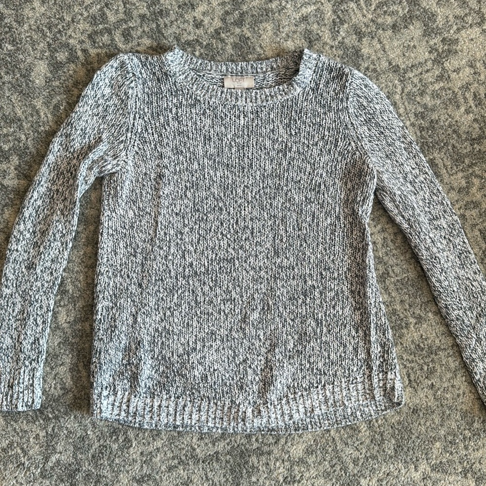 LOFT Outlet Petite Marled Sweater